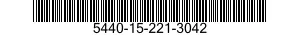 5440-15-221-3042 PARAPETTO ZINCATO X 5440152213042 152213042
