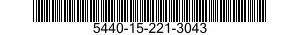5440-15-221-3043 TIRANTE ZINCATO X P 5440152213043 152213043