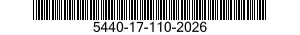 5440-17-110-2026 LADDER,STRAIGHT 5440171102026 171102026