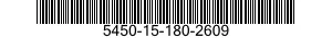 5450-15-180-2609 GAMBA TELESCOPICA D 5450151802609 151802609