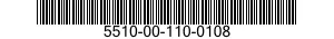 5510-00-110-0108  5510001100108 001100108
