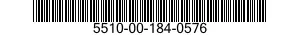 5510-00-184-0576  5510001840576 001840576