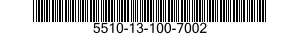 5510-13-100-7002 LUMBER,HARDWOOD 5510131007002 131007002