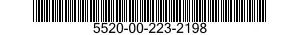 5520-00-223-2198  5520002232198 002232198