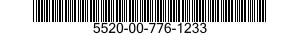5520-00-776-1233  5520007761233 007761233