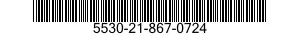 5530-21-867-0724  5530218670724 218670724