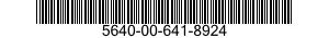 5640-00-641-8924  5640006418924 006418924