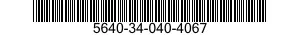 5640-34-040-4067 WEATHER STRIP 5640340404067 340404067
