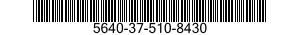 5640-37-510-8430 WEATHER STRIP 5640375108430 375108430