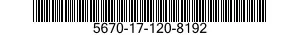 5670-17-120-8192 GRATING,METAL 5670171208192 171208192