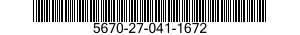 5670-27-041-1672 FRAME,OBSERVATION WINDOW 5670270411672 270411672