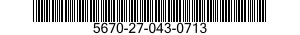 5670-27-043-0713 FRAME,OBSERVATION WINDOW 5670270430713 270430713