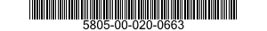 5805-00-020-0663  5805000200663 000200663