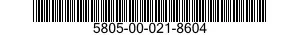 5805-00-021-8604  5805000218604 000218604