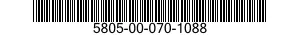 5805-00-070-1088  5805000701088 000701088