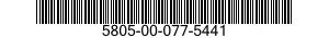 5805-00-077-5441  5805000775441 000775441