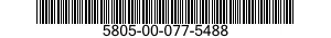 5805-00-077-5488  5805000775488 000775488