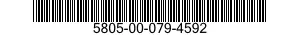 5805-00-079-4592  5805000794592 000794592