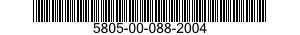 5805-00-088-2004  5805000882004 000882004