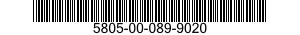 5805-00-089-9020  5805000899020 000899020