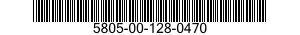 5805-00-128-0470  5805001280470 001280470