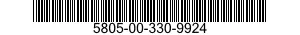 5805-00-330-9924  5805003309924 003309924