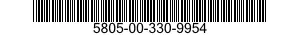 5805-00-330-9954  5805003309954 003309954
