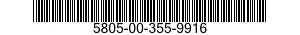 5805-00-355-9916  5805003559916 003559916