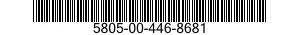 5805-00-446-8681  5805004468681 004468681