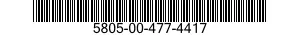 5805-00-477-4417 EXTENDER PANEL 5805004774417 004774417