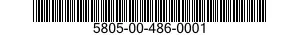 5805-00-486-0001  5805004860001 004860001