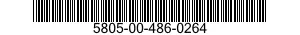 5805-00-486-0264  5805004860264 004860264