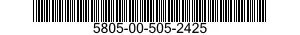5805-00-505-2425  5805005052425 005052425