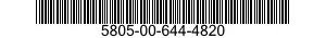 5805-00-644-4820  5805006444820 006444820