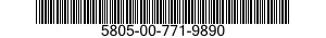 5805-00-771-9890  5805007719890 007719890