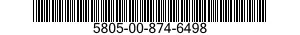 5805-00-874-6498  5805008746498 008746498