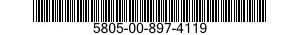 5805-00-897-4119 MAIN DISTRIBUTING FRAME,TELEPHONE 5805008974119 008974119