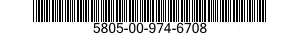 5805-00-974-6708  5805009746708 009746708