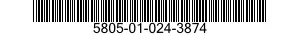 5805-01-024-3874  5805010243874 010243874