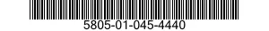 5805-01-045-4440  5805010454440 010454440