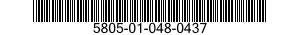 5805-01-048-0437  5805010480437 010480437