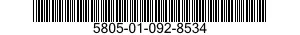 5805-01-092-8534  5805010928534 010928534