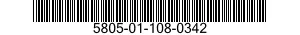 5805-01-108-0342  5805011080342 011080342