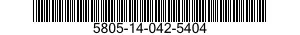 5805-14-042-5404  5805140425404 140425404