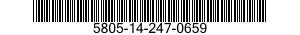 5805-14-247-0659  5805142470659 142470659