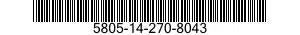 5805-14-270-8043  5805142708043 142708043