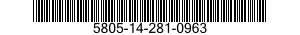 5805-14-281-0963  5805142810963 142810963