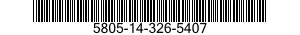 5805-14-326-5407  5805143265407 143265407