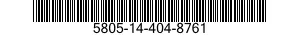 5805-14-404-8761  5805144048761 144048761