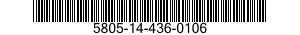 5805-14-436-0106  5805144360106 144360106